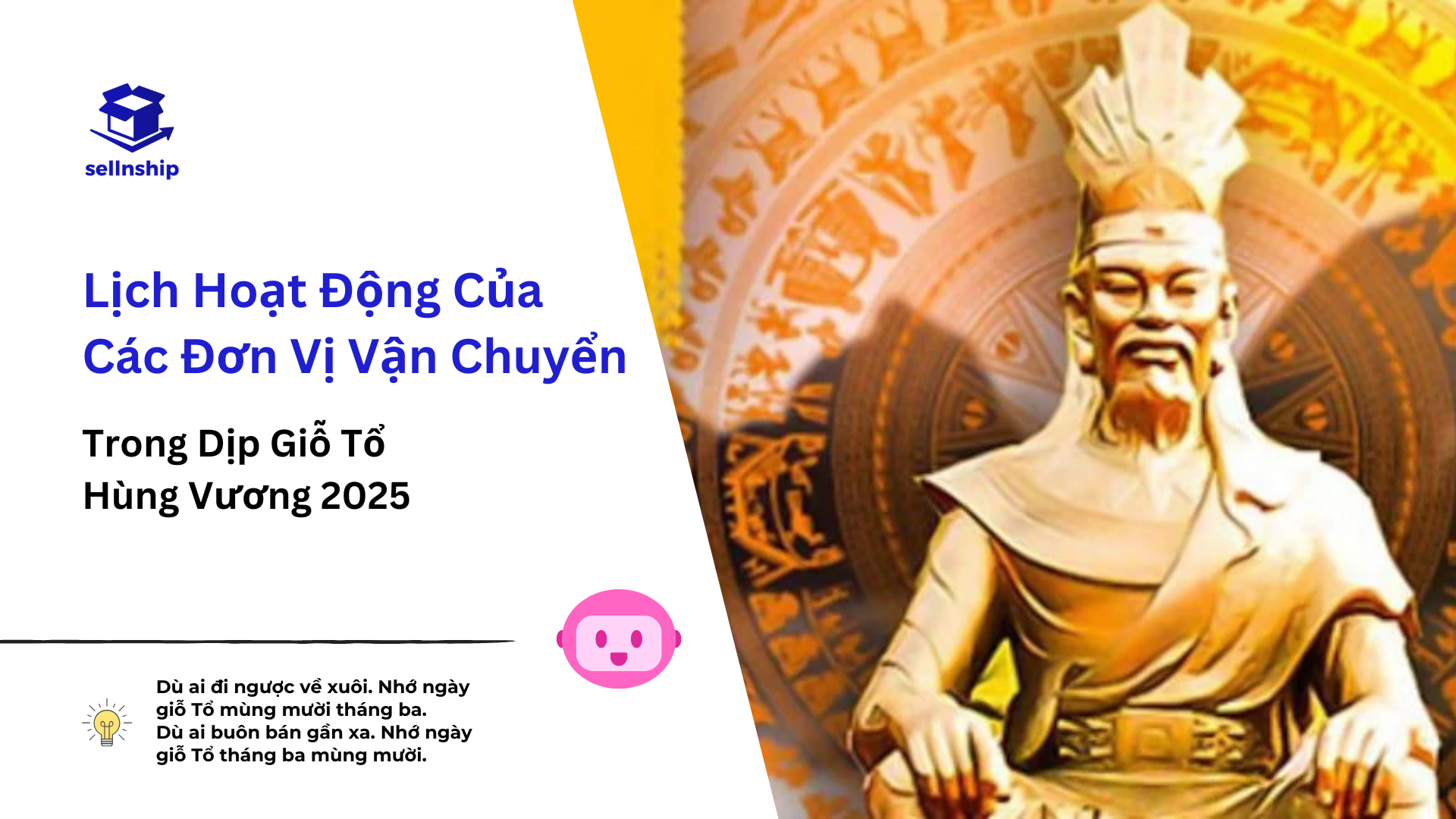 Lịch Hoạt Động Của Các Đơn Vị Vận Chuyển Trong Dịp Giỗ Tổ Hùng Vương 2025